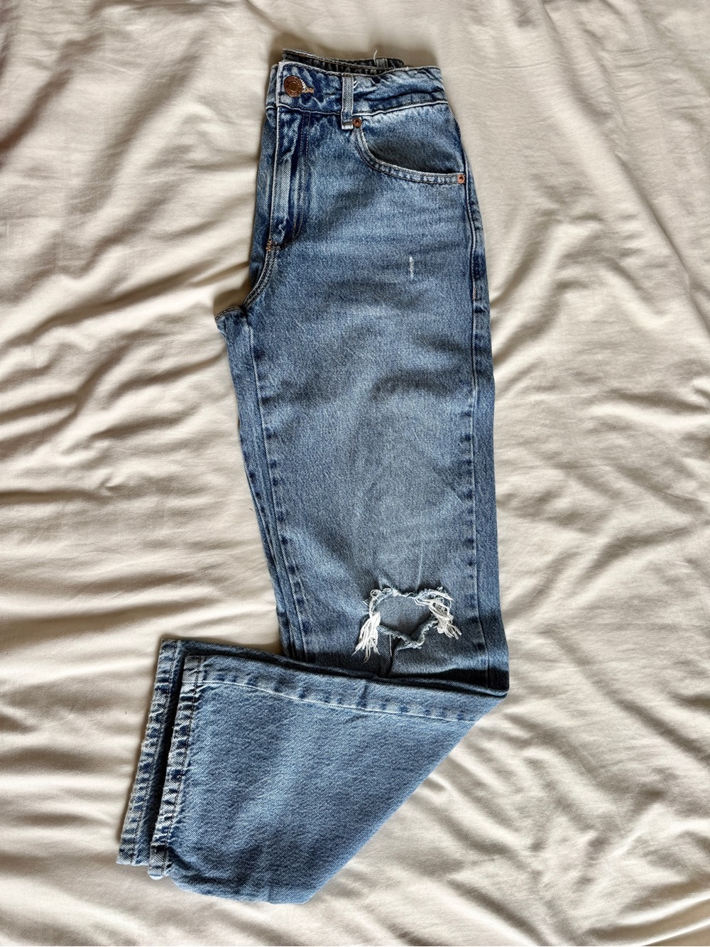 Garage Light Blue Slouchy Jeans